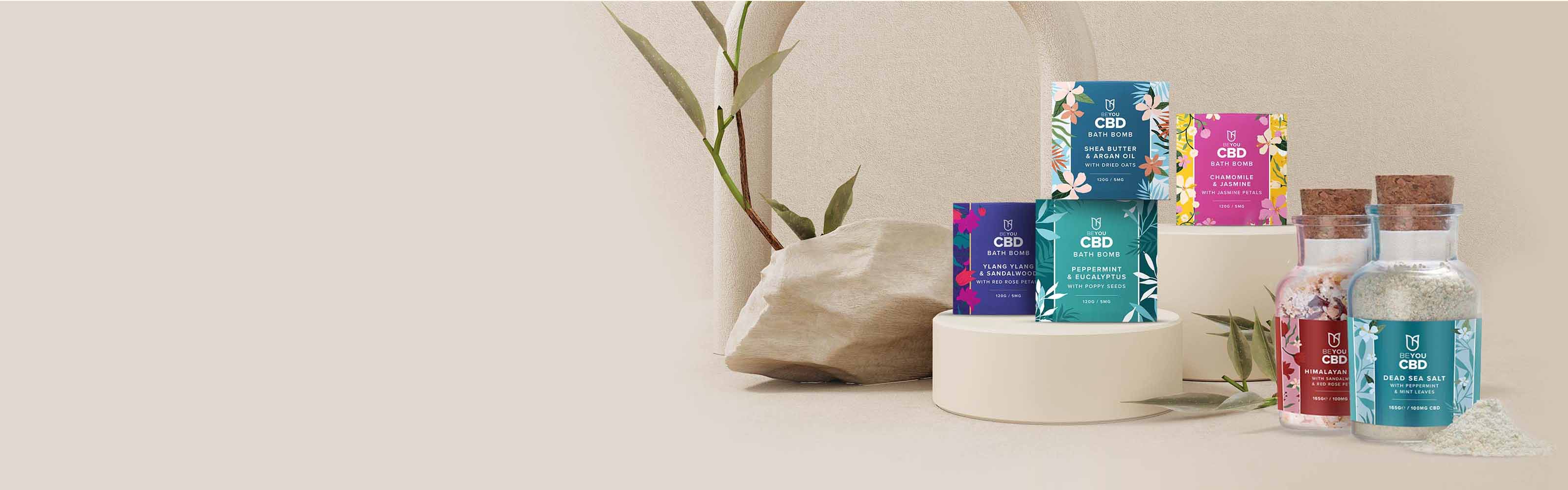 best CBD bath bombs and CBD bath salts in the UK