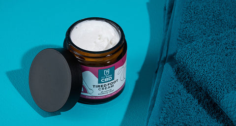 using the best CBD cream for painful feet