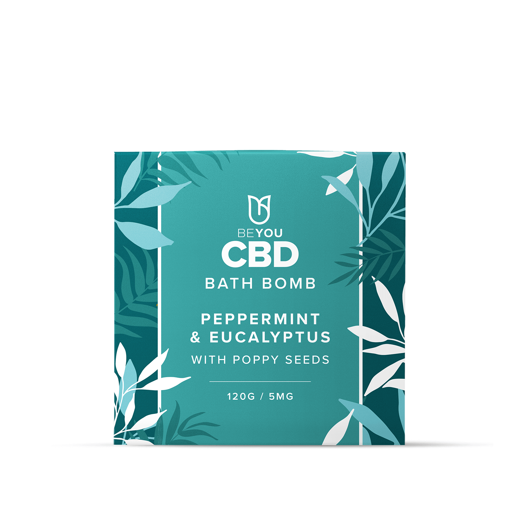 safe and effective all natural CBD bath bomb for muscle pain with peppermint essential oil and eucalyptus essential oil known for their pain relief properties