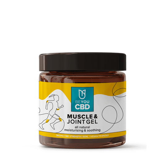 CBD muscle and joint gel for painful muscles and joints from arthritis